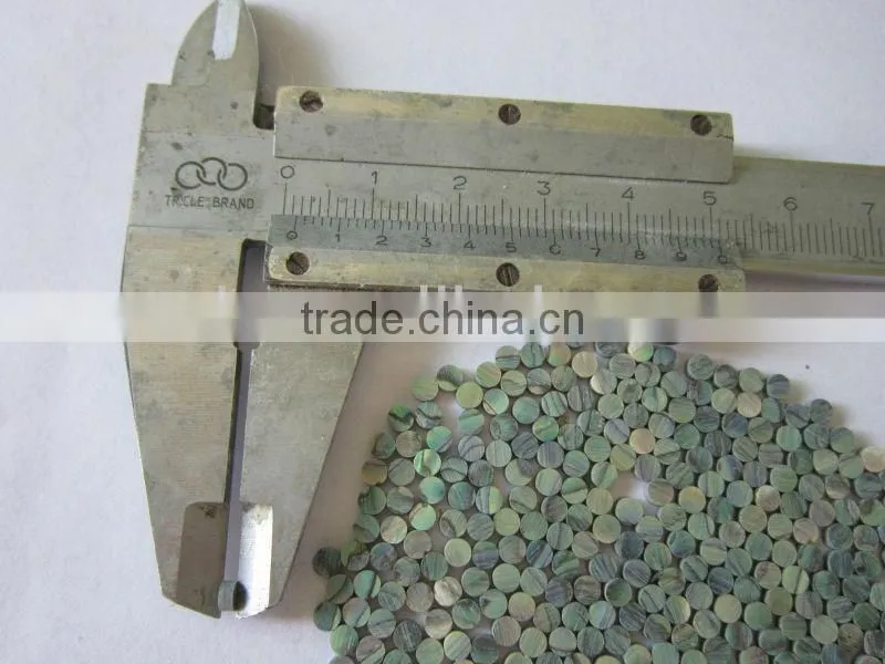 circle abalone dots for luthier inlay