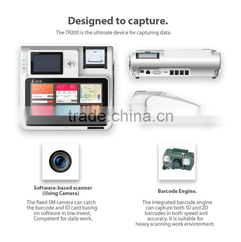 4G mobile android tablet pos