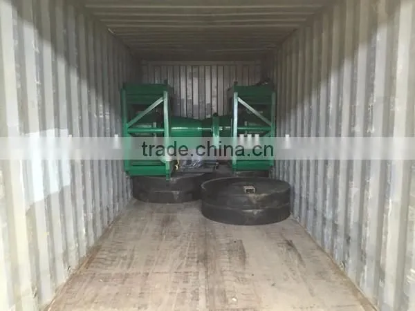 HUAHONG 2016 new wet pan mill for gold,silver,copper,lead,zinc ore with use and maintance methods