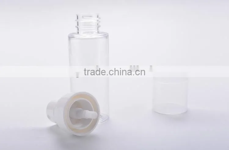 Empty cosmetic bottle in 60ml capacity with custom made color