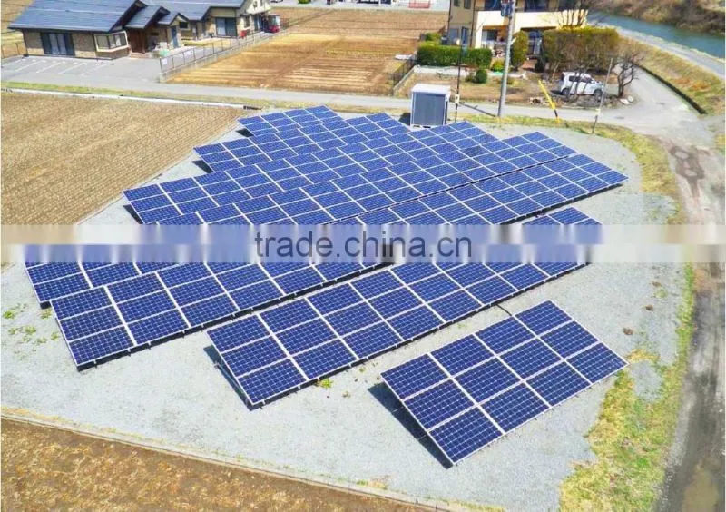 high quality Galvanized steel ground Adjustable Angle solar panel support structures rack