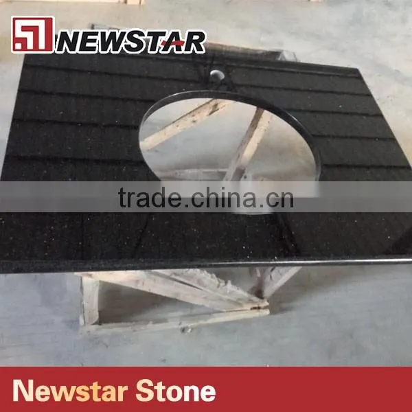 Black Stone Bright Spot Kitchen Granite Counter