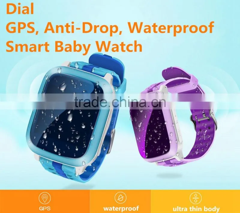 Waterproof Smart GPS Watch For Kids with Russian and English Language