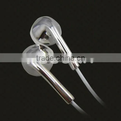 2017 China luxury gold plating custom headphones ,gold-plated earphone for iPhone 7