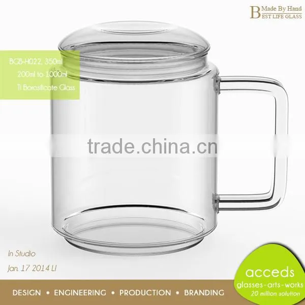Wholesale Airtight Glass Jar For Food Candy with Handle