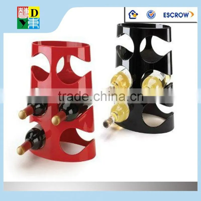 2015new arrival special shape acrylic wine display rack for shop custom design acrylic wine dispaly with high quality from China
