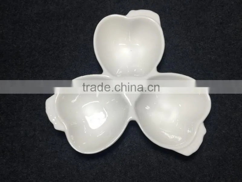 Hotel and restaurant ceramic plate