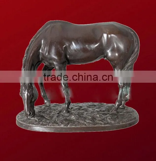 Casting bronze, brass horse sculpture