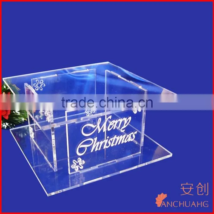acrylic cake stands with lights