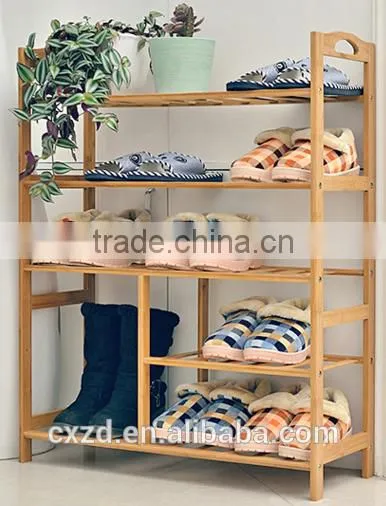 household high quality modern wooden shoe rack