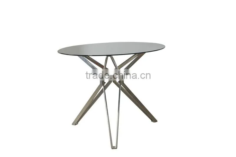 Modern style living room stainless steel coffee table