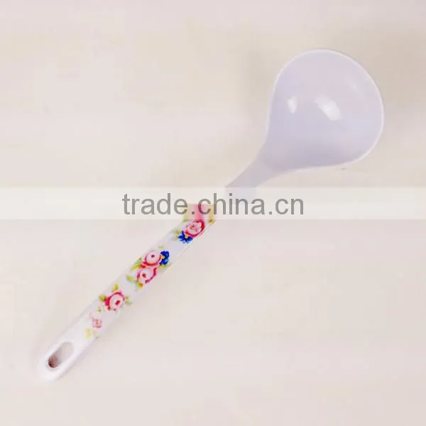 Meneed kids custom design colorful plastic spoon soup spoon