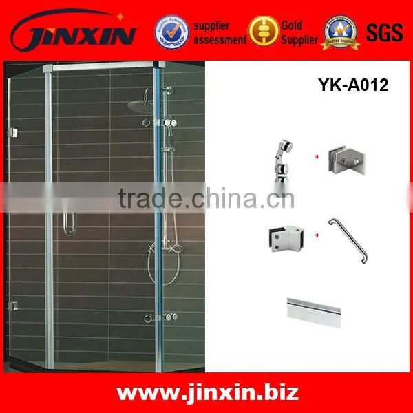 Sliding Open Tempered Glass Frameless Bathroom Door Folding Interior Glass Doors