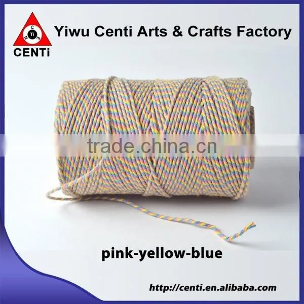Quality red white and blue tri coloured original cotton bakers twine