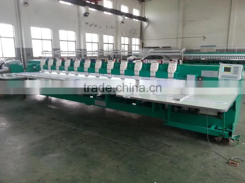 QC612(400 800x1200) India Flat Computerized Embroidery Machine