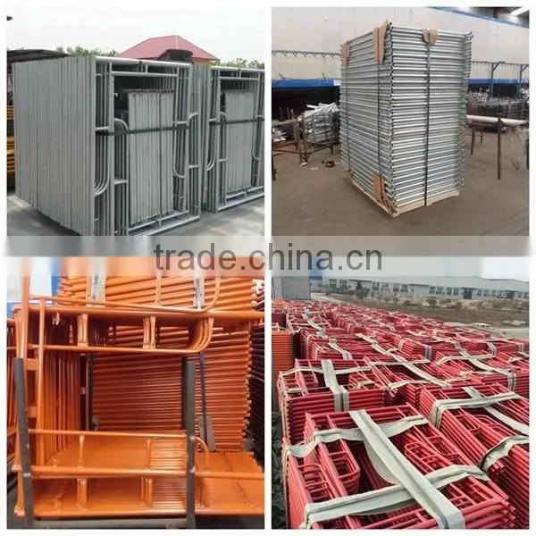 Factory Wholesale Different Size Tubular Steel H Frame Scaffolding