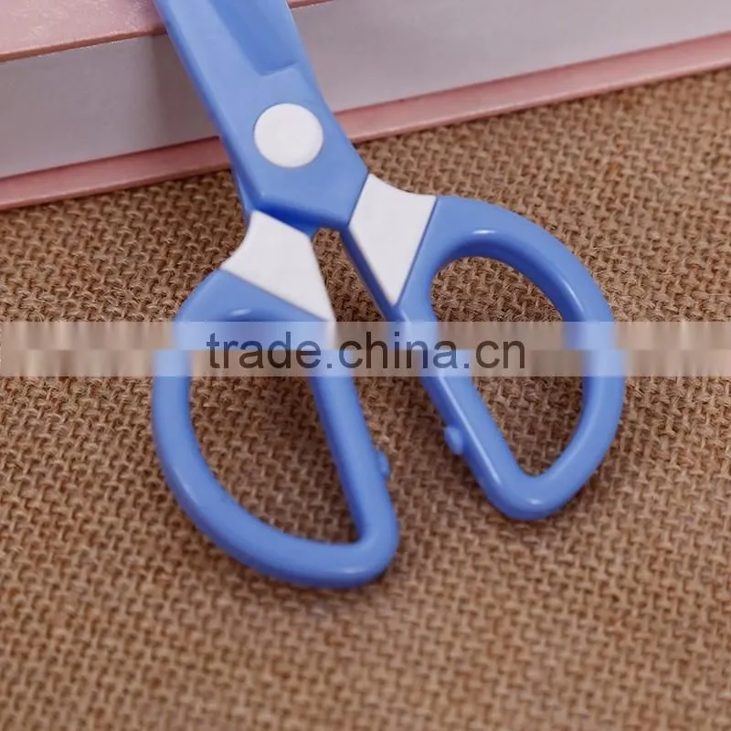 CIJ03-- Hot sale All plastic student scissors , safe scissors