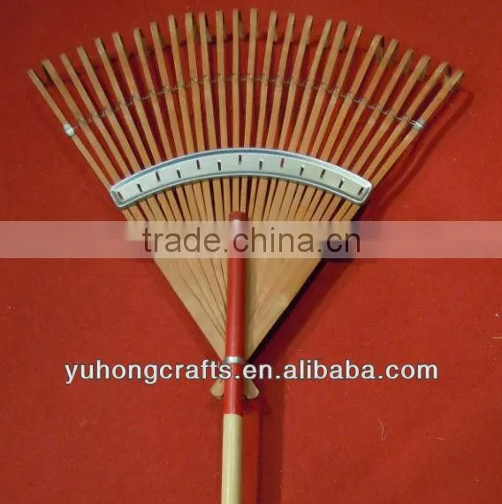 Bamboo garden claw rake