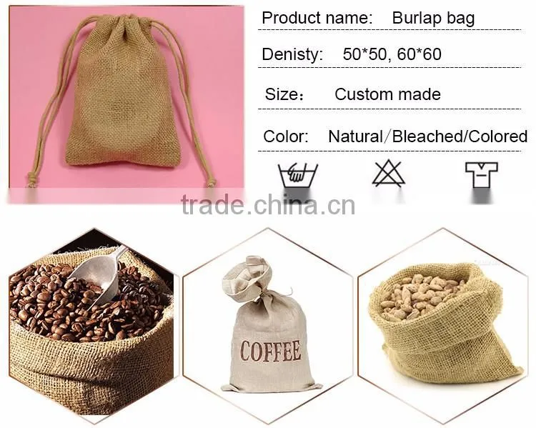 Recycled burlap coffee bean package bags burlap