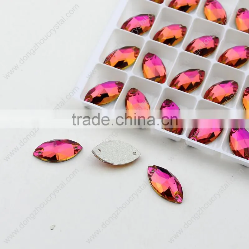 2017 decoration flatback crystal sew on rhinestones wholesale