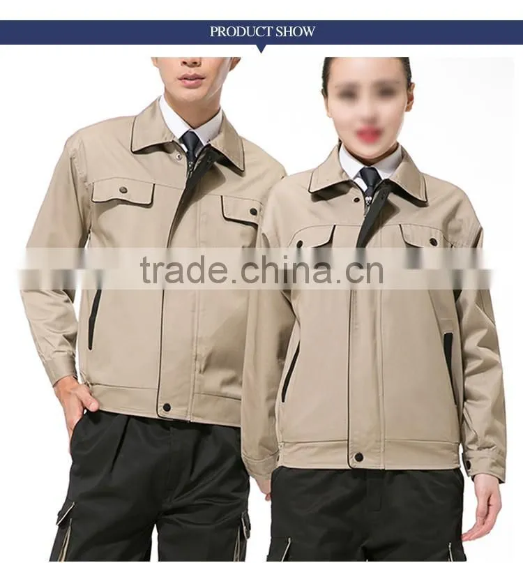 China Manufacture Colors Work Uniform Jackets For Man And Woman