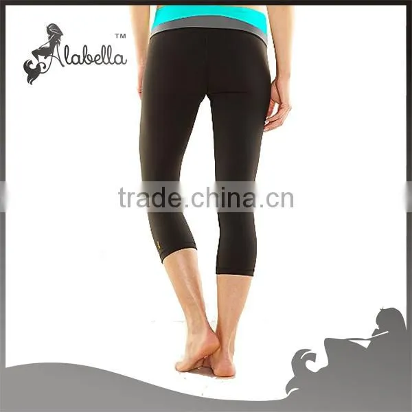 Sport wear yoga capri pants capri suits
