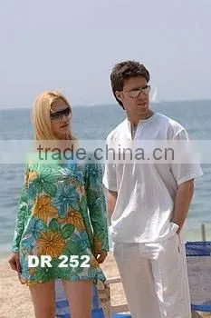 White Sheer Beach Dress
