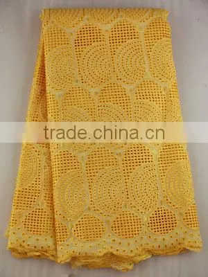 eyelet big heavy african cotton lace embroidery lace SL0303