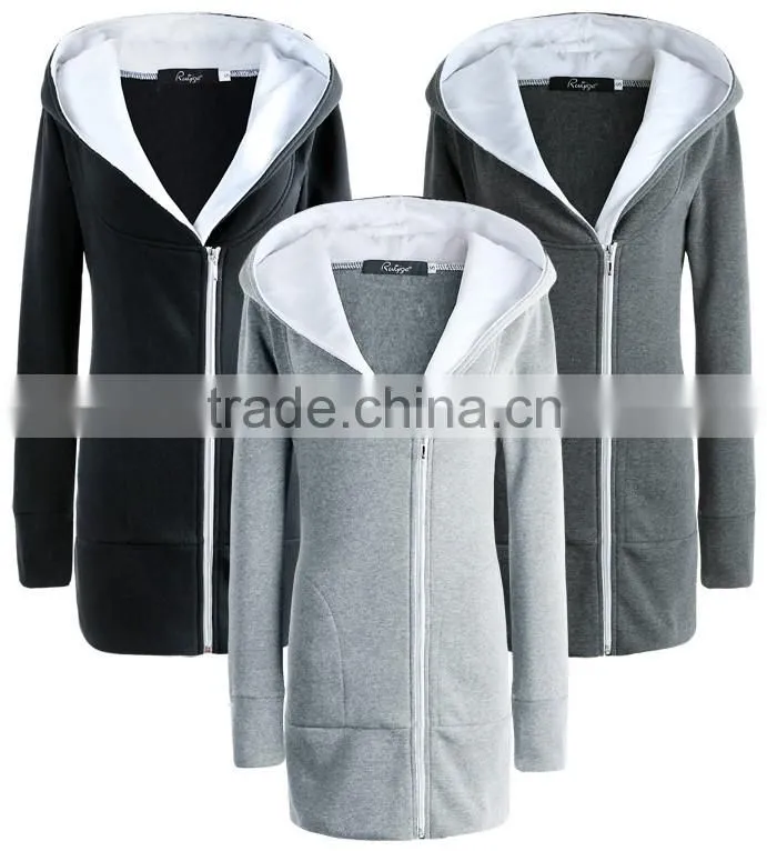 2016 Women's Winter Slim Hooded Coats Fur Collar Cotton Warm Long Coat Jacket Outwear Top
