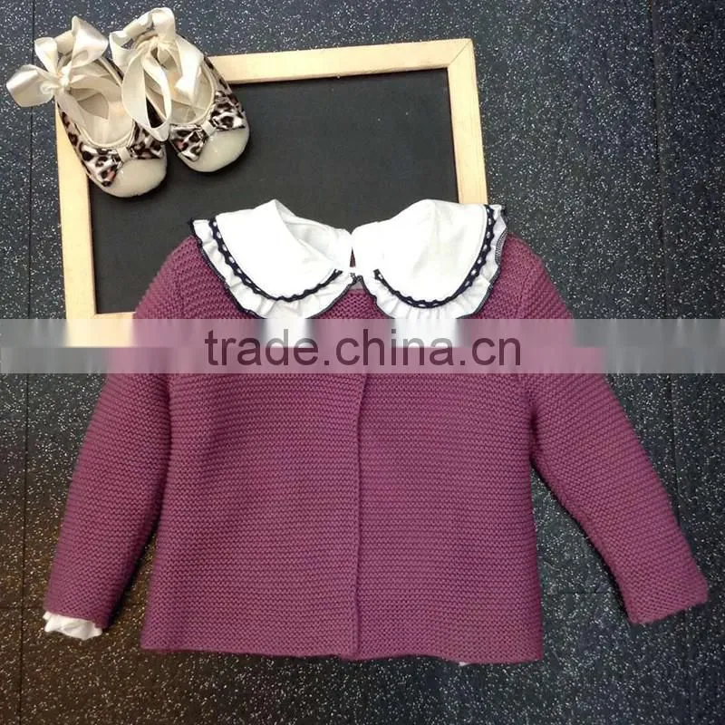 bulk blank sweaters hot sale for autumn and fall/winter collection kids garments sweaters baby girls 1 years old cardigans red