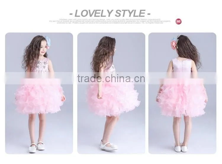 2017 show stage costumes princess dress for girls