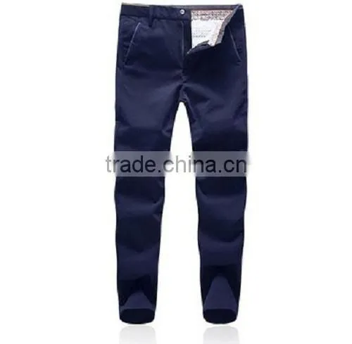 China OEM wholesale Professional factory 2017 good quality plain pants for men