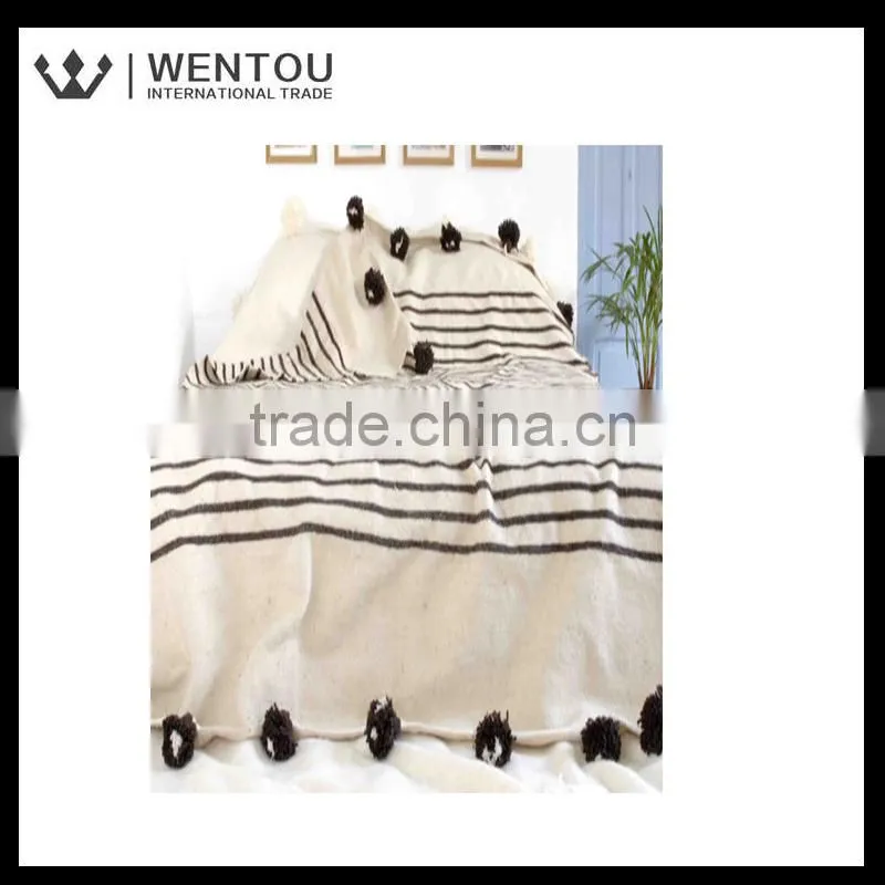 Wholesale custom plain soft bedspread