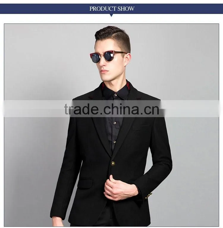 Office Uniform Designs Men Stylish Slim Fit Korean Suit