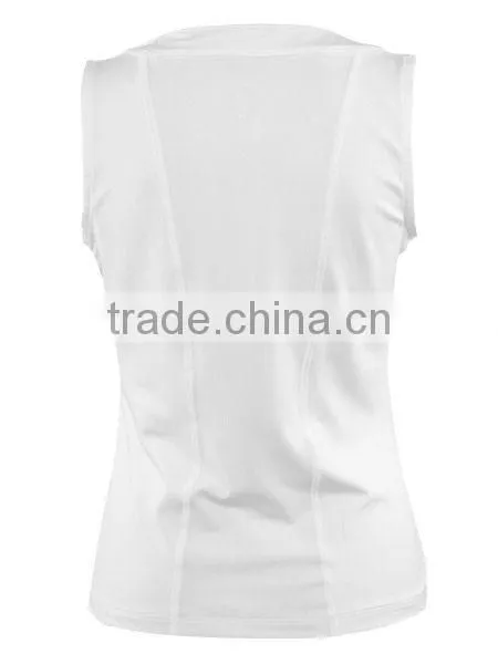 Women's Blank White Tennis Top