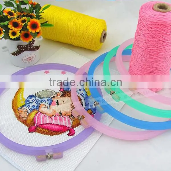 Embroidery hoop multi-purpose adjustable 27 cm diameter multi-color optional sell