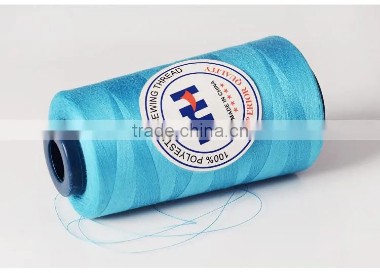 High quality different types of 100% spun polyester sewing thread