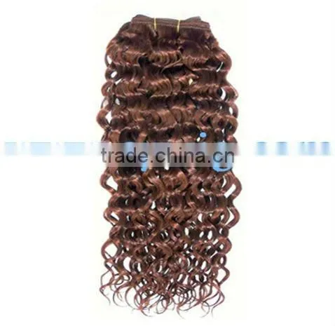 Curly water weaves hair extensions/kinky curly hair extension/indian human hair