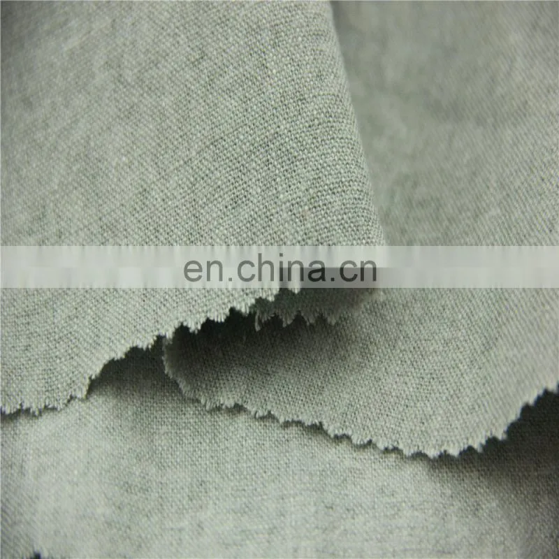 pure color viscose linen fabric for spring shirts
