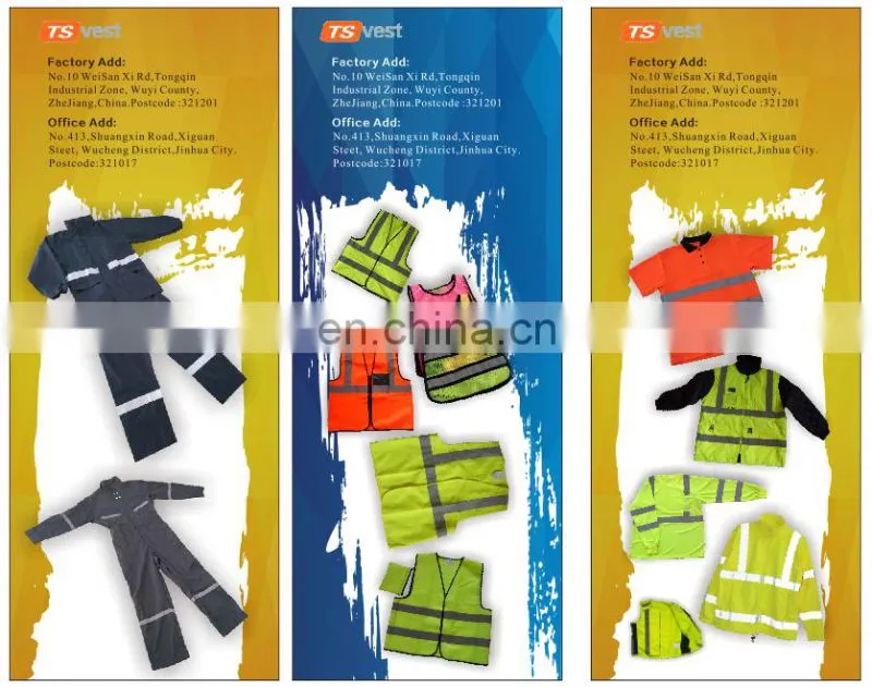 14 year experience factory direct sale Hi Vis reflective Safety Vest
