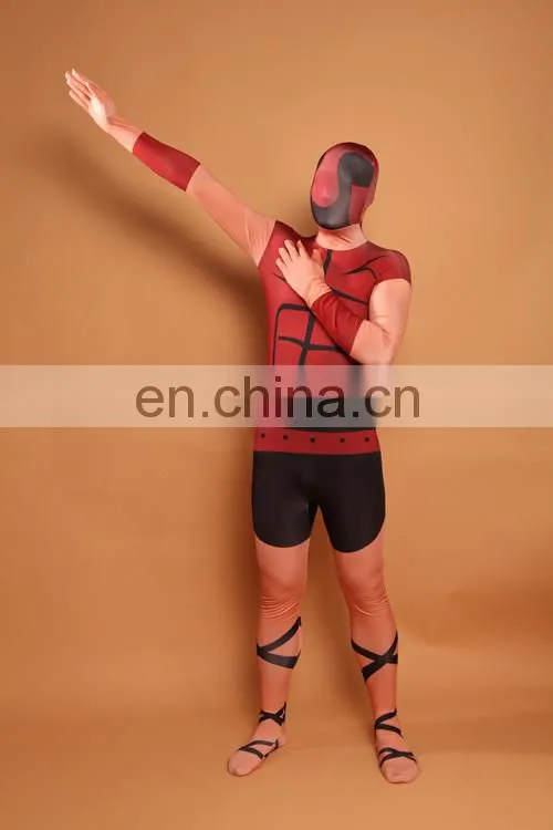 Sparta Warrior Spandex Superhero Costume Halloween Zentai Suit Cosplay Dress