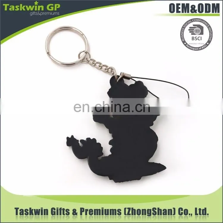 Customized Cute , fashion Cartoon keychain / Soft 3D pvc keychain / Rubber key chain