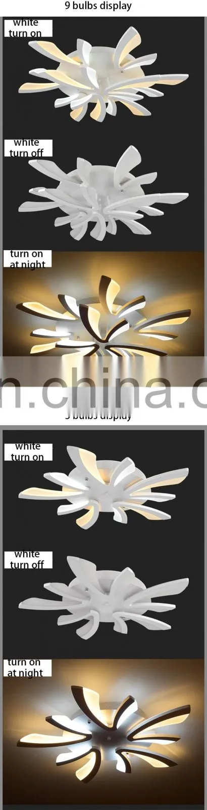 dimming decorative big hotel chandelier led pendant light