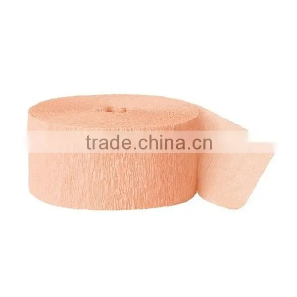 Peach Crepe Paper Streamer Party Decoration SD001