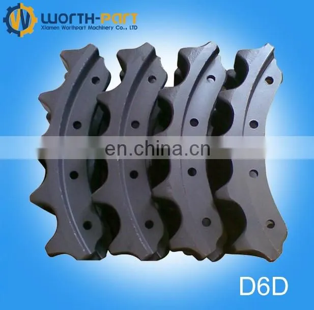 bulldozer/Dozer chassis spare parts D6G sprocket segment group