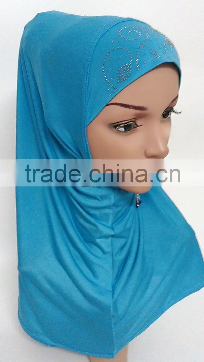 2016 New Fashion islamic hejab Beaded big HIJAB