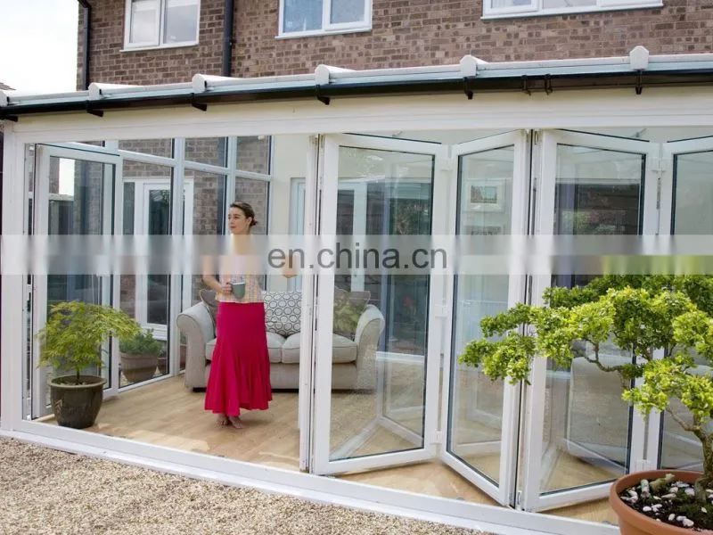 High quality Product Warranty Soundproof Aluminum Glass Windows Shades Security folding window