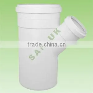 PIPE FITTING REDUCING Y TEE WITH RUBBER socket