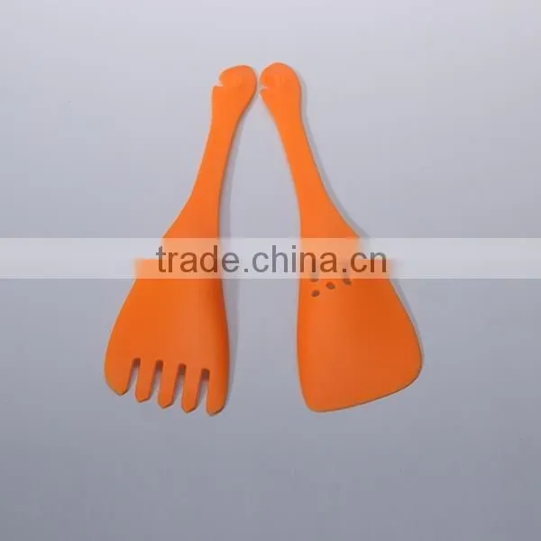 Kitchen tool cheap non stick plastic kitchen utensils 2pcs/set
