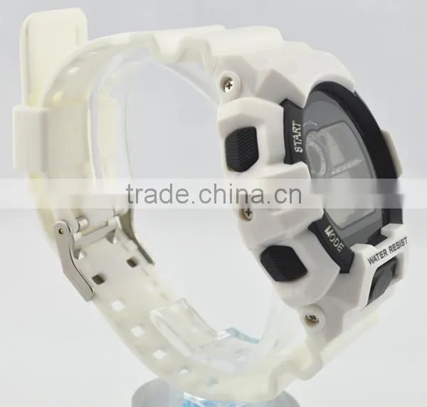 digital climb alarm clock function sports watch plastic strap